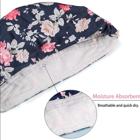 NWT Nurse Scrubs Hat with Buttons for Medical Mask Loops - Picture 6 of 7